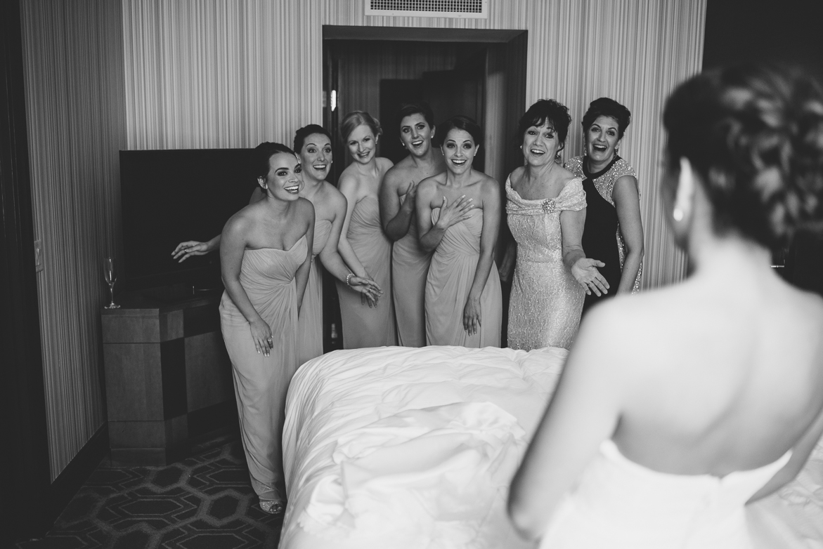Wedding travel photography bride and bridesmaids