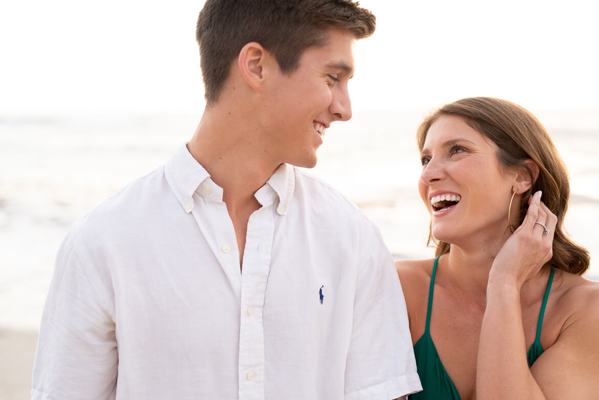 Engagement shoot at Beach with Couple