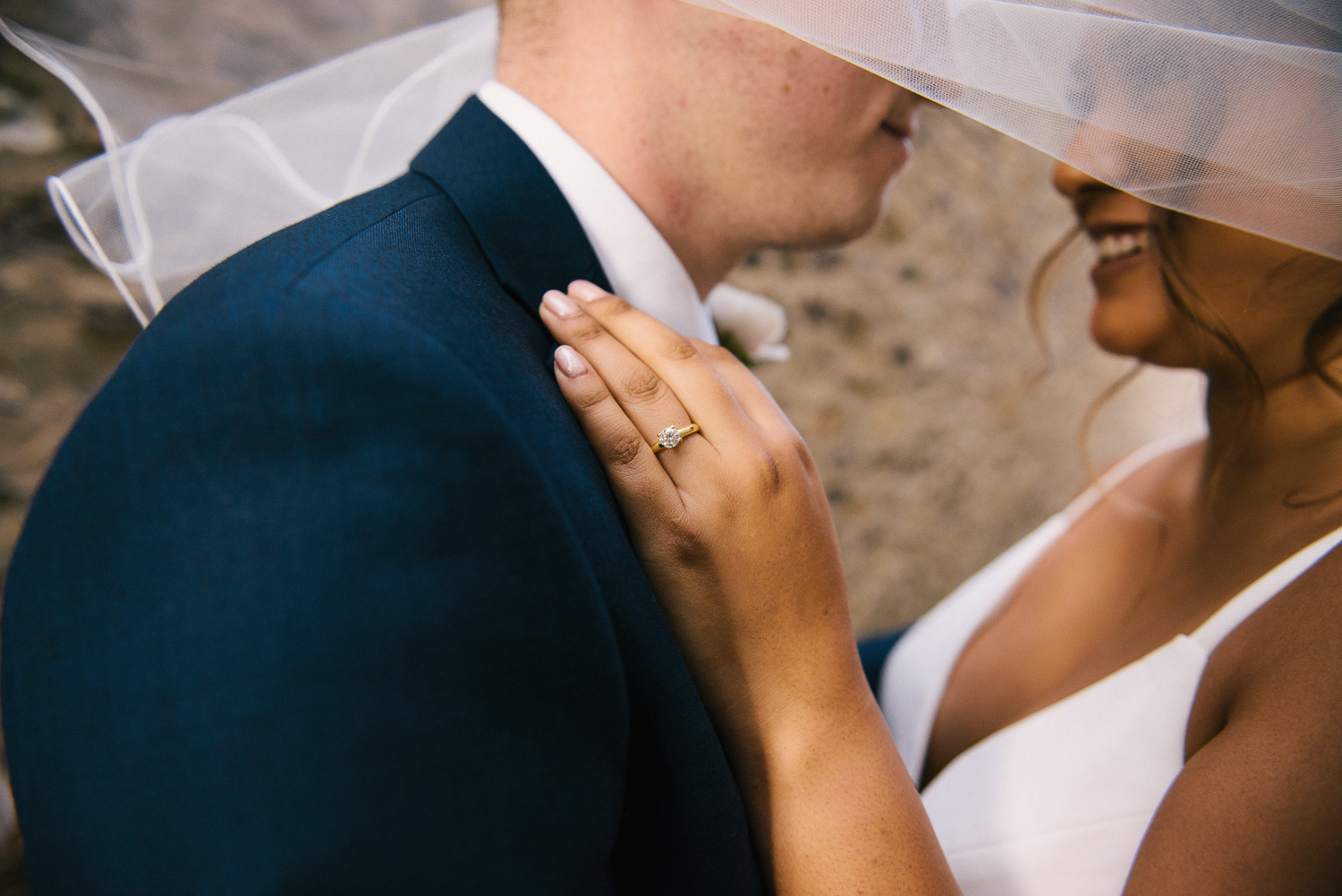bride and groom portrait in Doylestown PA by ALN IMAGES