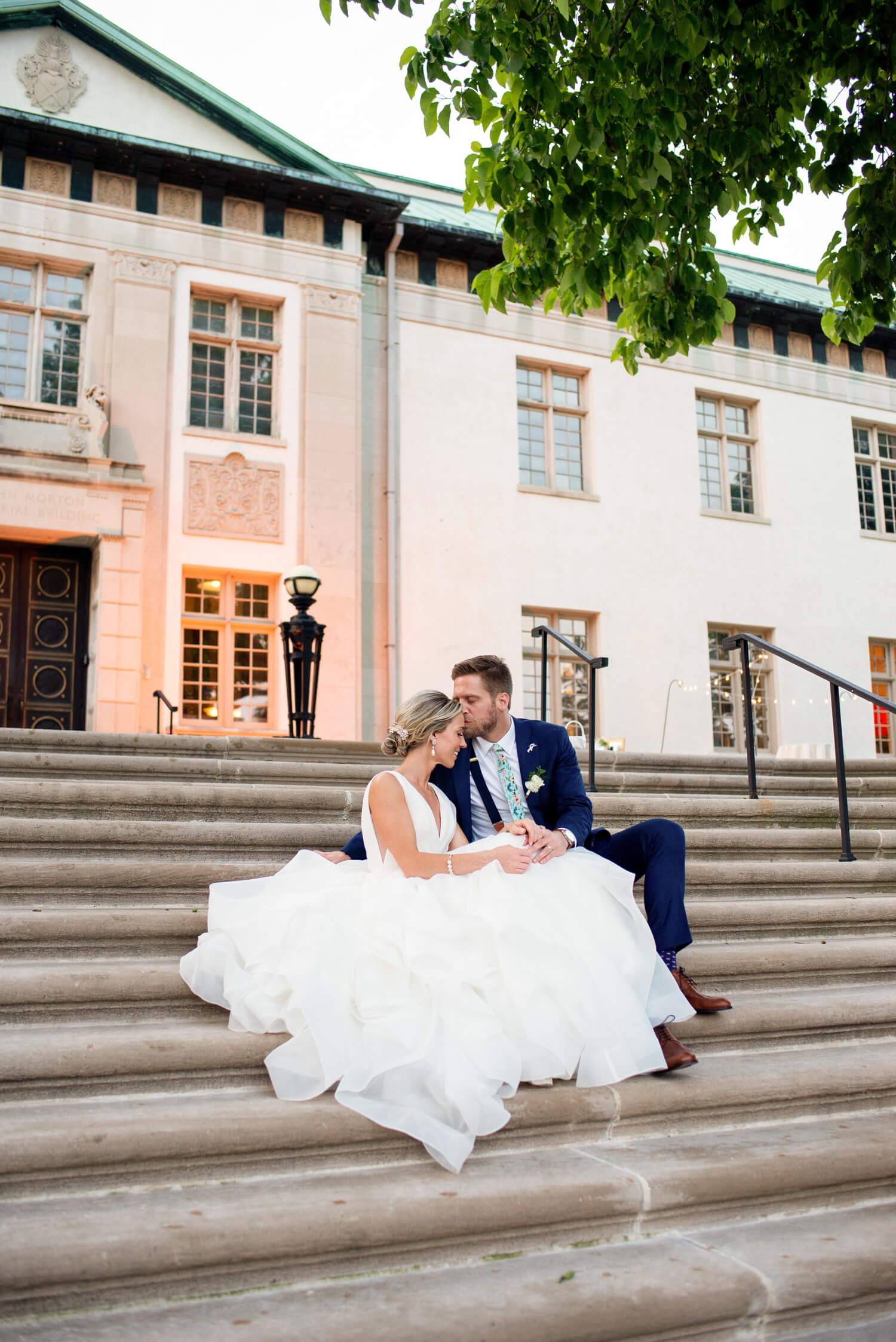 ALN Images captures bride and groom portrait. Philadelphia wedding photographer.